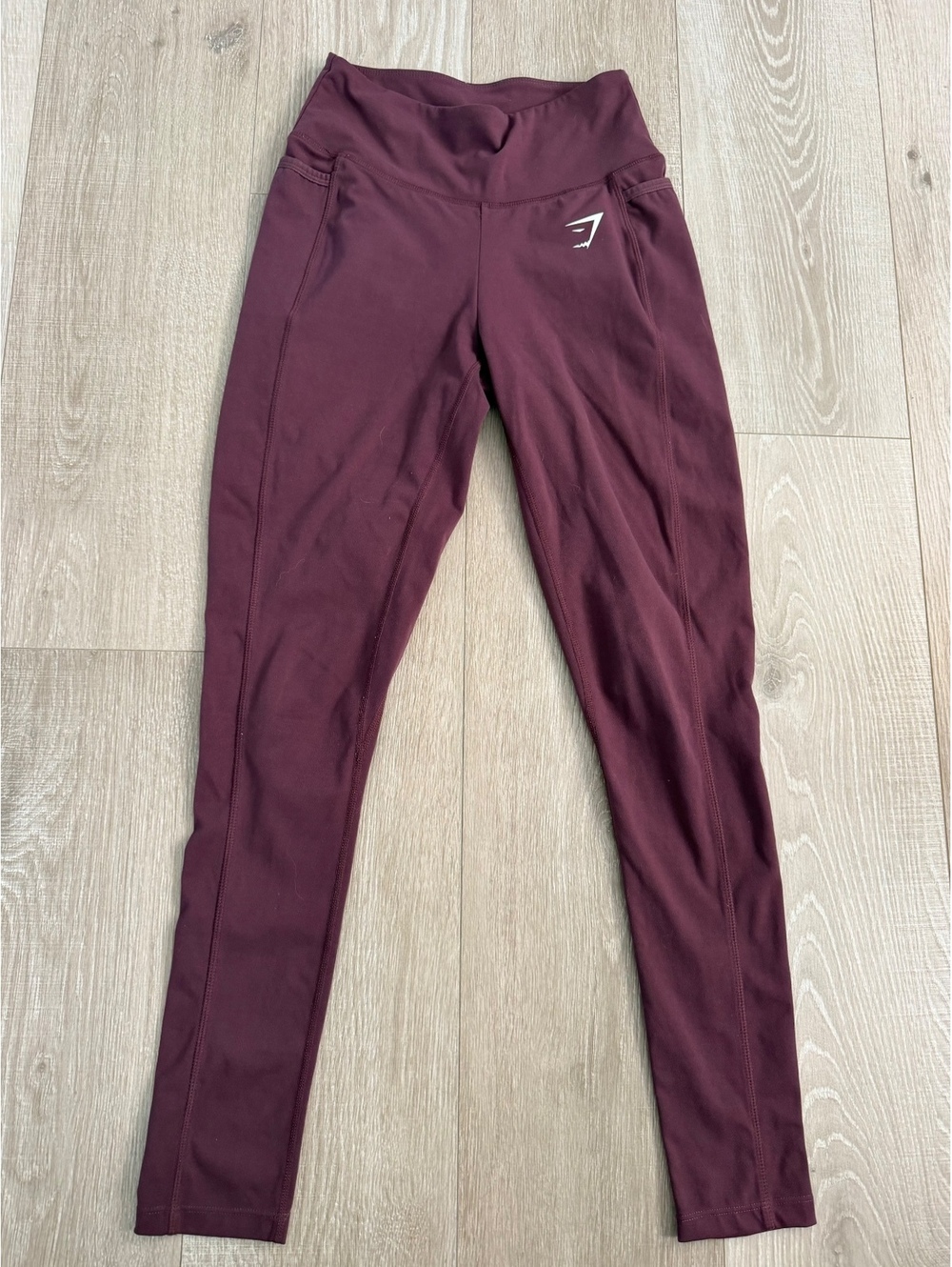 Gymshark Burgundy High Rise Leggings